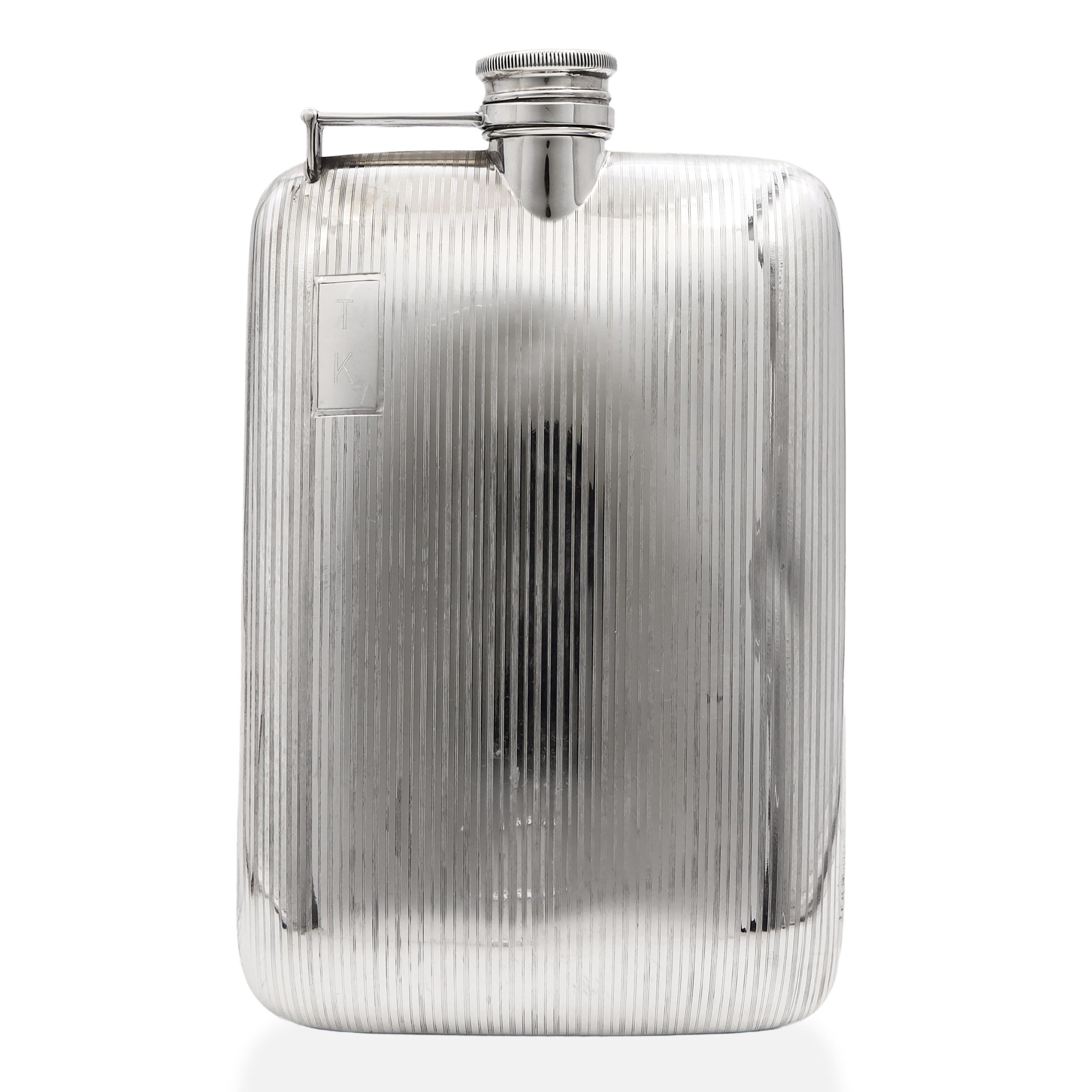 Vintage International Sterling Silver 3/4 Pint Flask