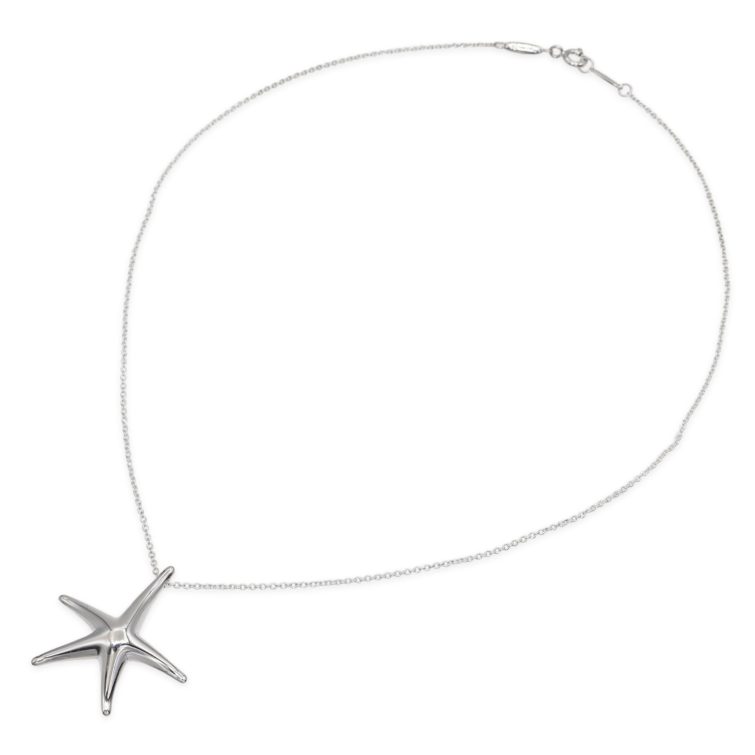 Tiffany & Co. Elsa Peretti Sterling Silver Starfish Necklace