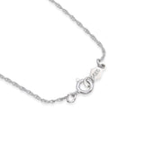 Vintage White Gold 1.11ct Sapphire and Diamond Wing Necklace