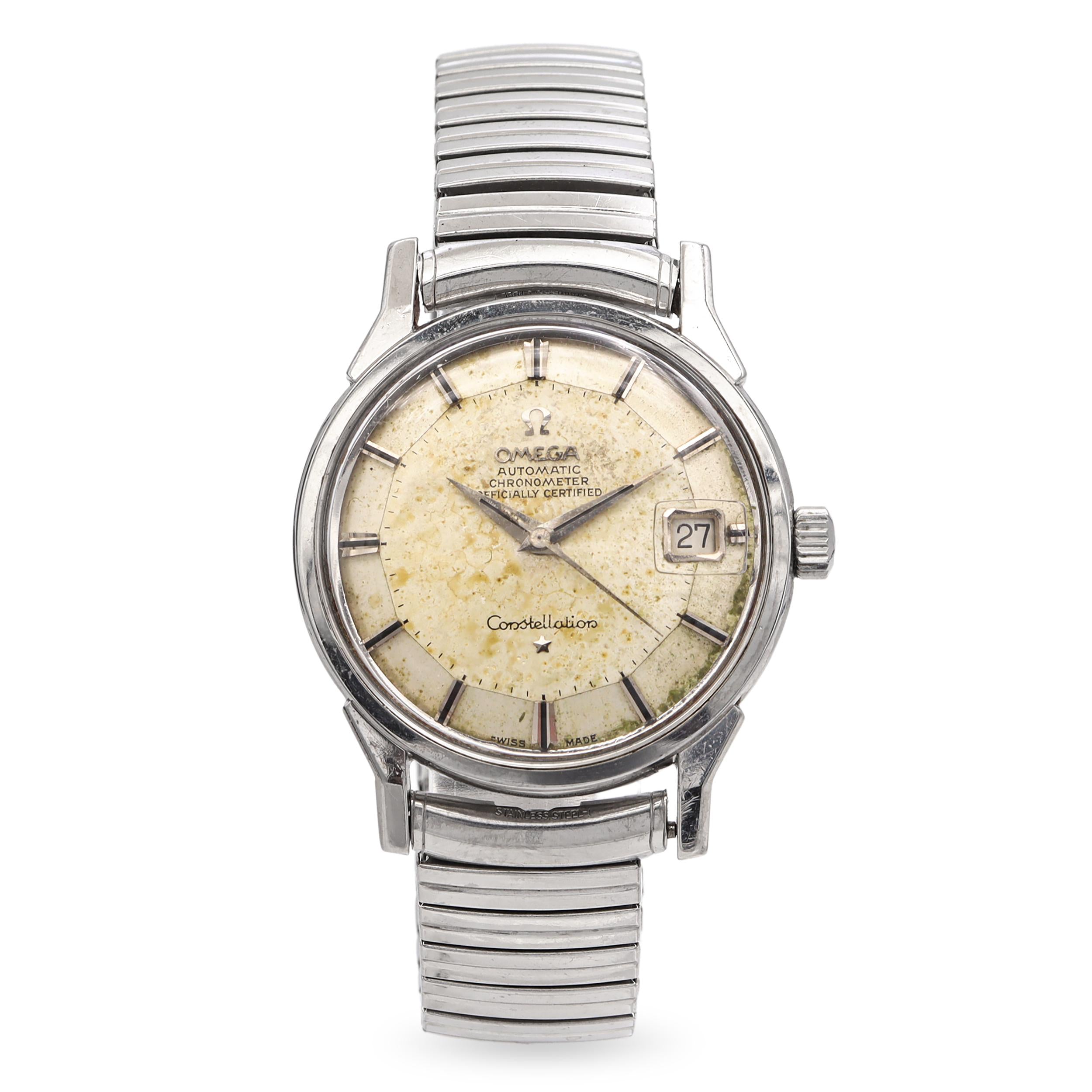 Vintage 1963 Omega Constellation Automatic Men's Watch Ref 166.009