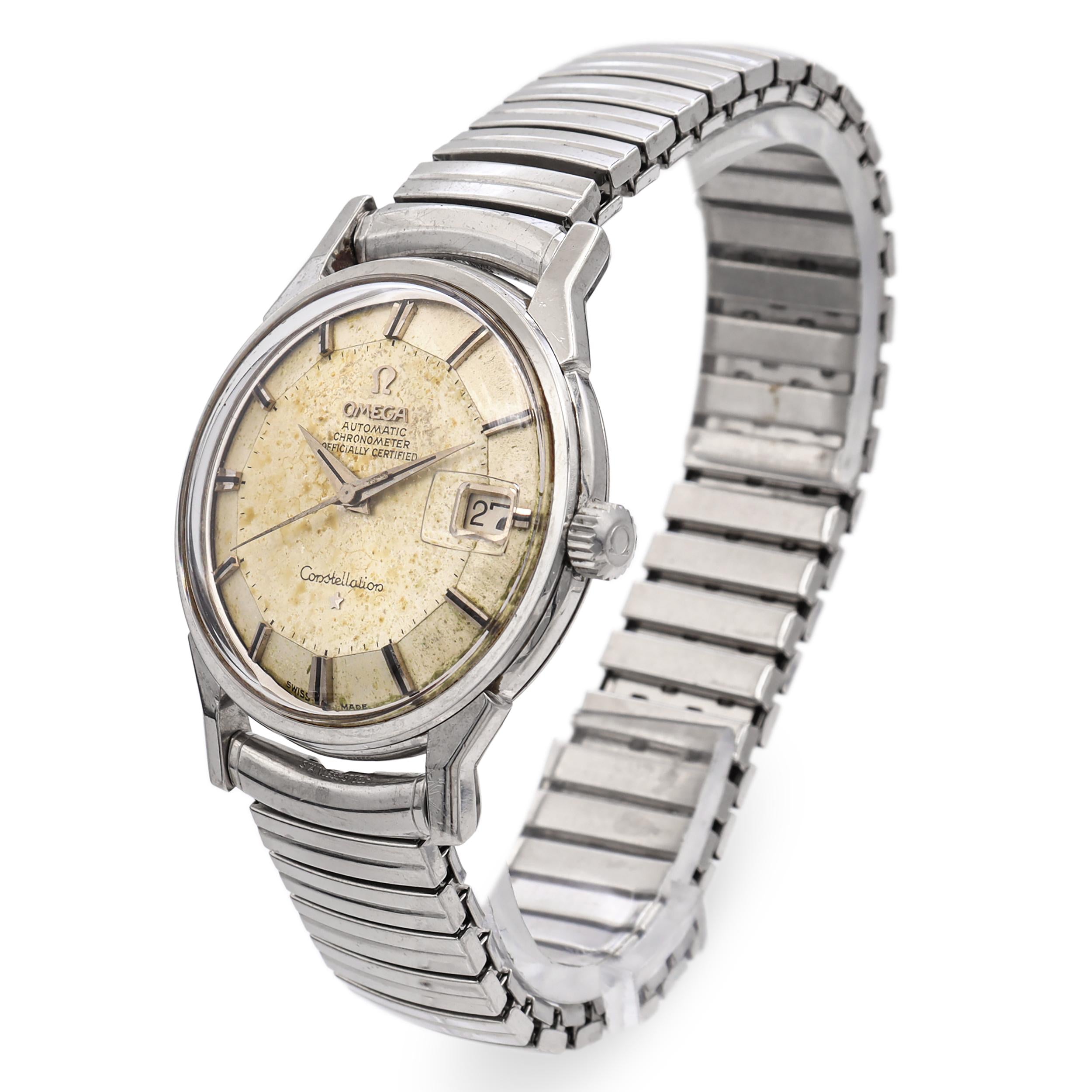 Vintage 1963 Omega Constellation Automatic Men's Watch Ref 166.009