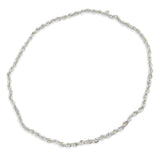 Tiffany & Co. Sterling Silver & 18k Yellow Gold Twisted Rope Necklace