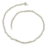 Tiffany & Co. Sterling Silver & 18k Yellow Gold Twisted Rope Necklace
