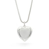 Tiffany & Co. Sterling Silver Heart Locket Pendant Necklace