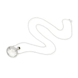 Tiffany & Co. Elsa Peretti Sterling Silver Black Onyx Bottle Necklace