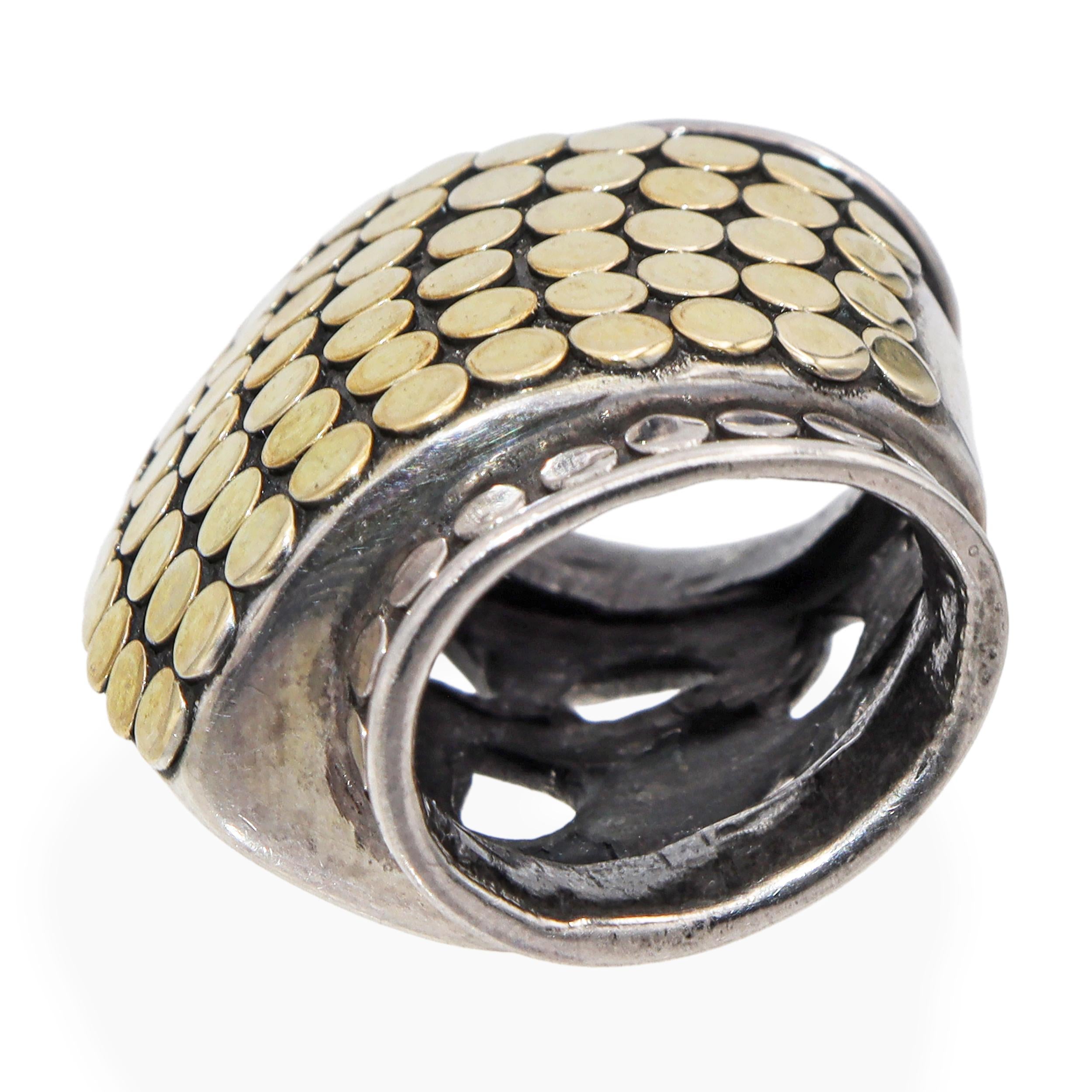 John Hardy 18K Gold & Sterling Silver Dot Collection Enhancer Pendant