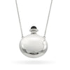 Tiffany & Co. Elsa Peretti Sterling Silver Black Onyx Bottle Necklace