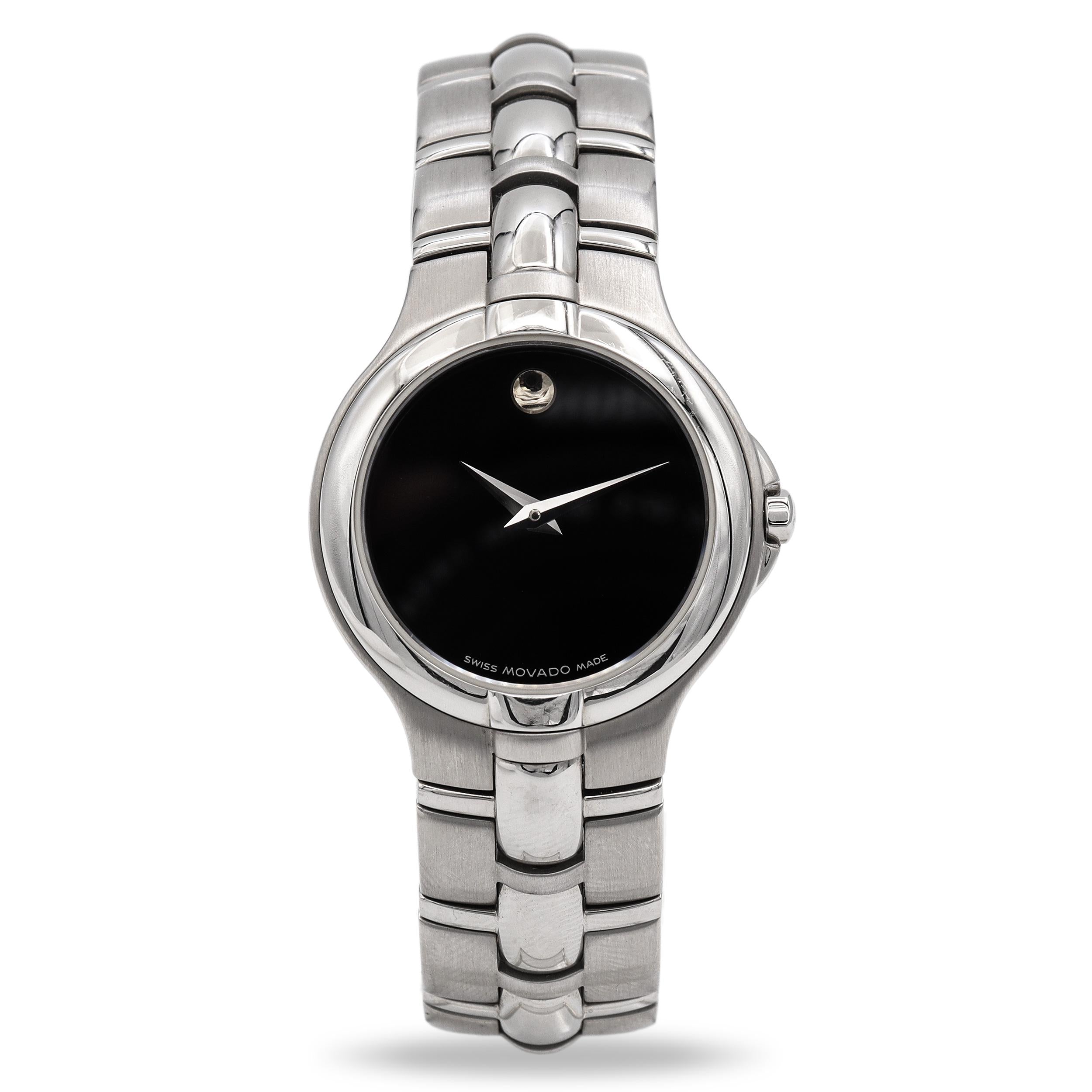 Movado Museum Stainless Steel Black Dial Quartz Women’s Watch Ref. 84.G3.1850