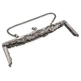 Vintage Sterling Silver Dragon Kiss Lock Closure Handbag Frame