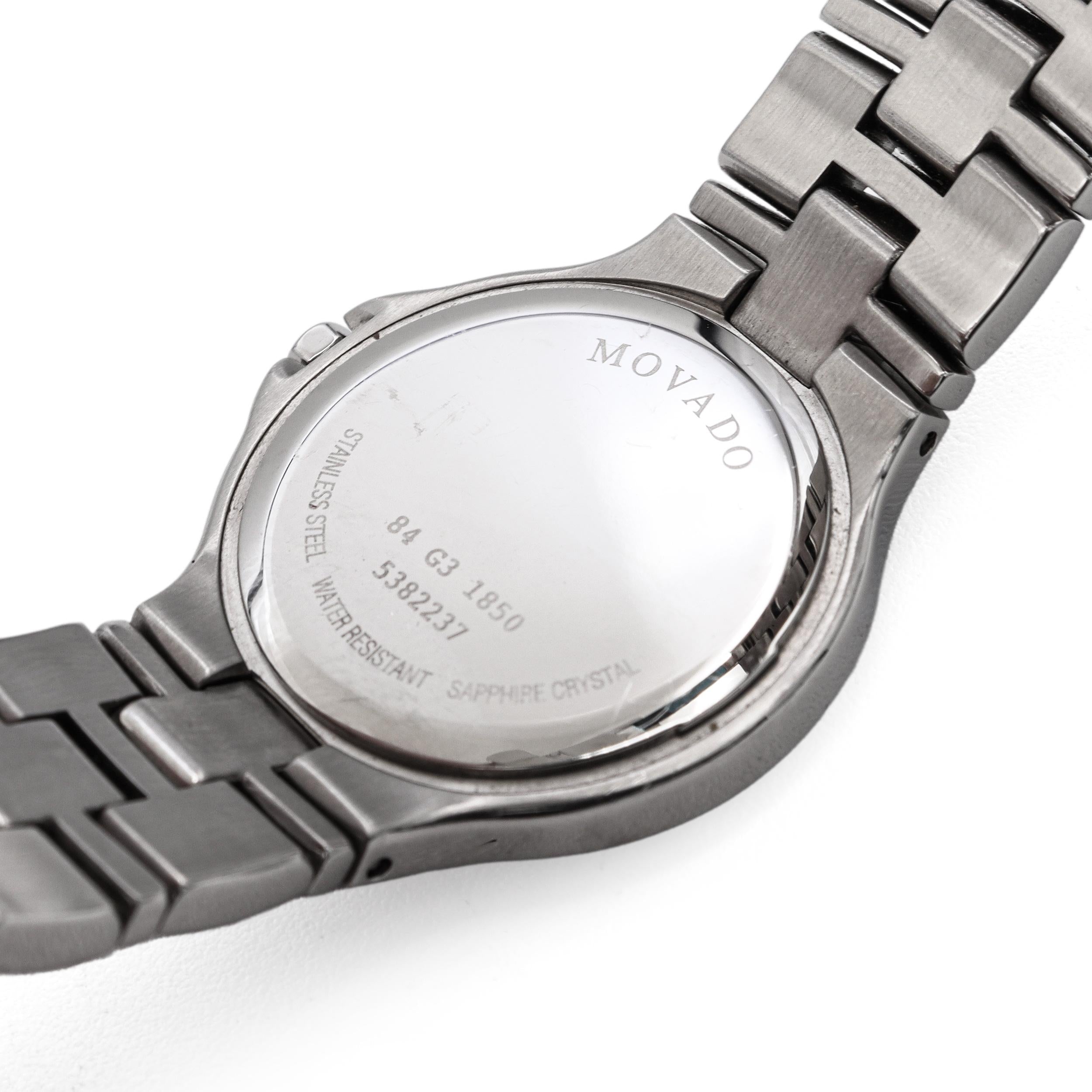 Movado Museum Stainless Steel Black Dial Quartz Women’s Watch Ref. 84.G3.1850