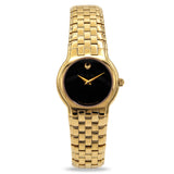Movado Museum Gold-Plated Black Dial Quartz Women’s Watch Ref. 87.E4.1852