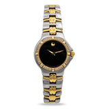 Movado Museum Diamond Bezel Black Dial Quartz Women’s Watch Ref. 85.A1.827.2S