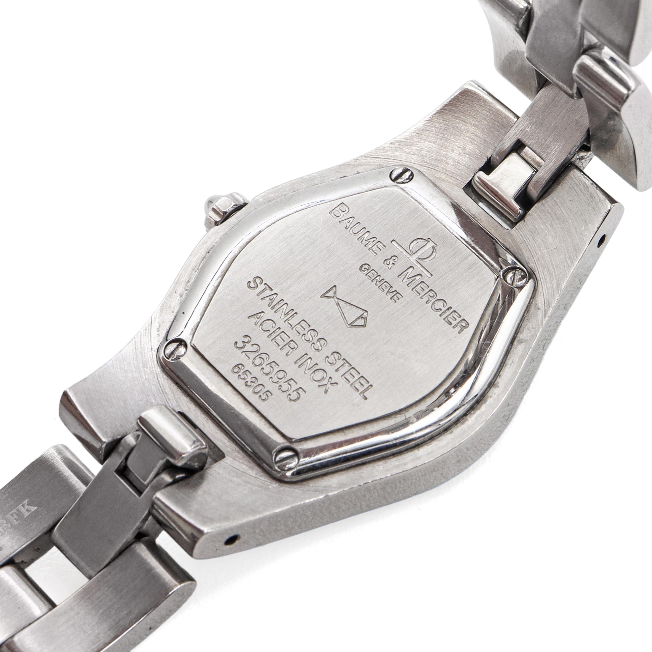 Baume & Mercier Linea Stainless Steel Diamond MOP Quartz Women’s Watch 65305