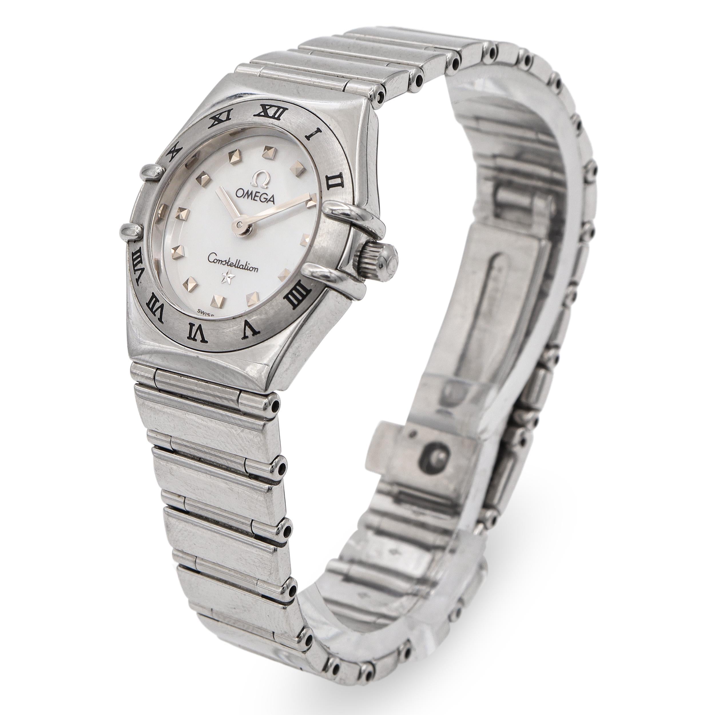 Omega Constellation My Choice Stainless Steel MOP Dial Quartz Women's Watch