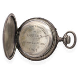 Antique Georges Favre-Jacot & Cie Sterling Silver Pocket Watch