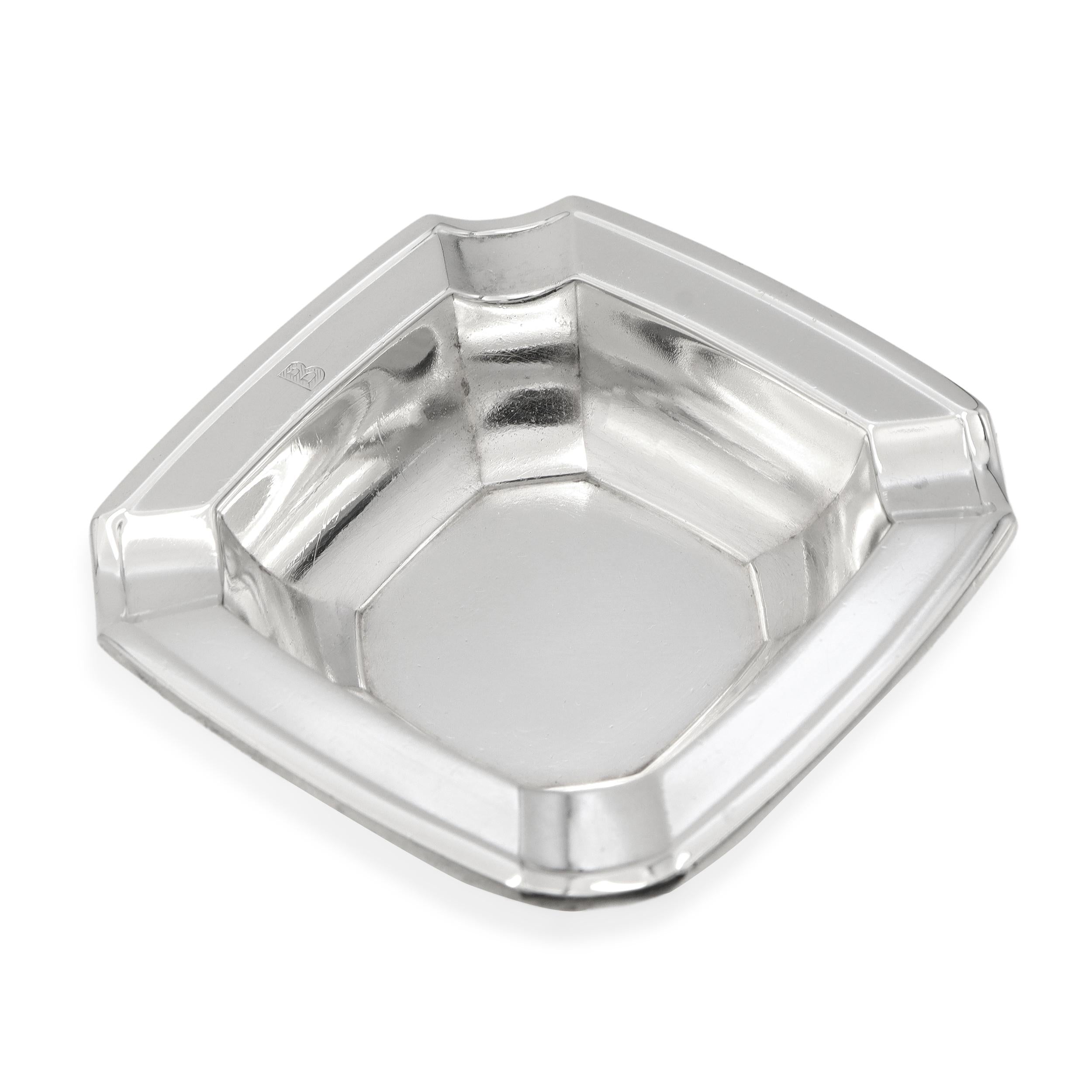 Vintage Tiffany & Co. Makers Sterling Silver Ashtray "B" Mono