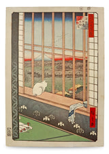 Utagawa Hiroshige "Asakusa Rice Fields &  Torinomachi Festival" 14x10" Art Print