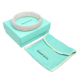 Tiffany & Co. Sterling Silver Somerset Mesh Bangle Bracelet