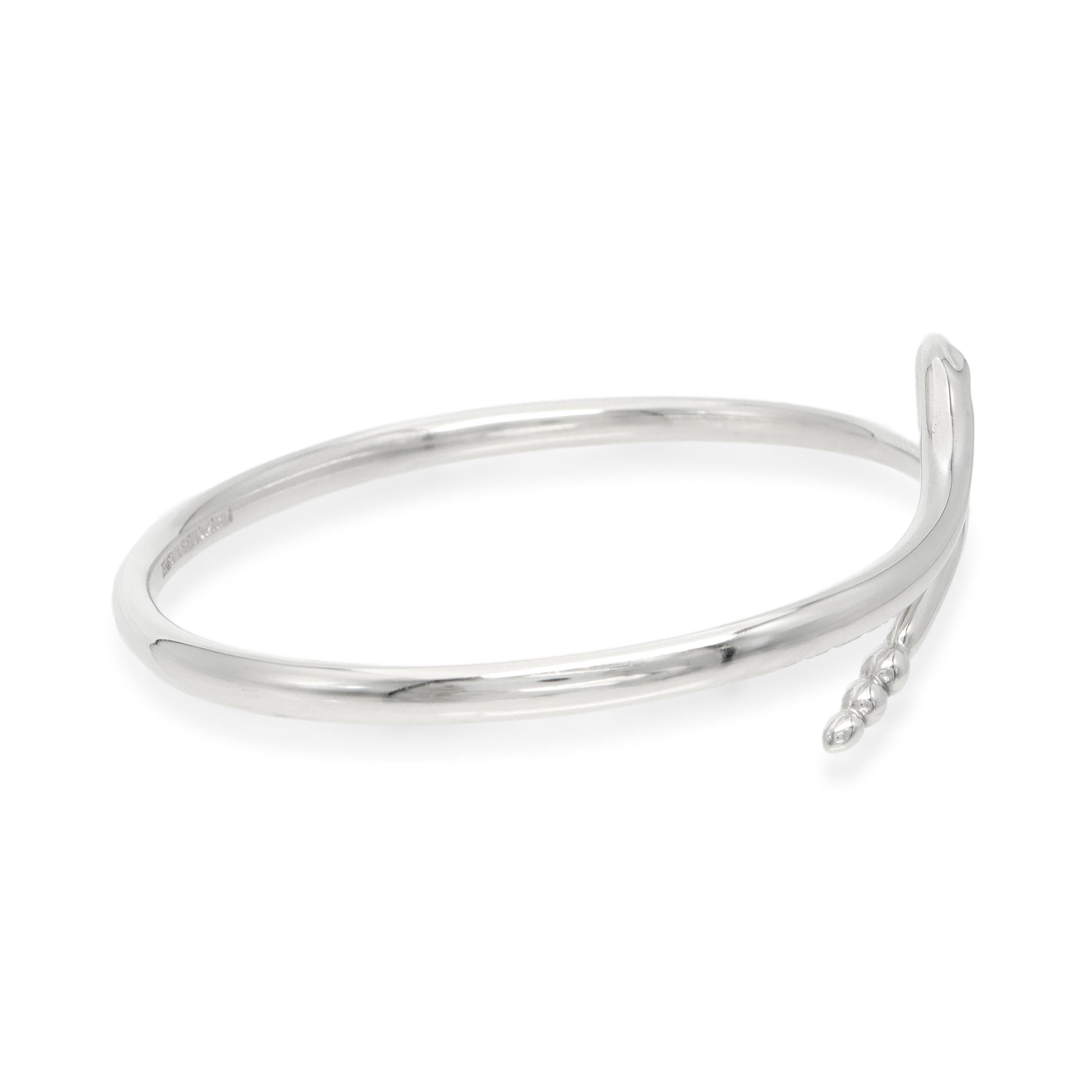 Tiffany & Co. Elsa Peretti Sterling Silver Snake Bangle Bracelet