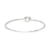 Tiffany & Co. 18k Yellow Gold Sterling Silver Love Knot Bangle Bracelet