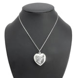 Tiffany & Co. Sterling Silver Puff Heart Pendant Necklace