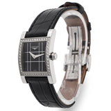 Longines Dolce Vita Diamond Bezel Black Dial Quartz Women's Watch