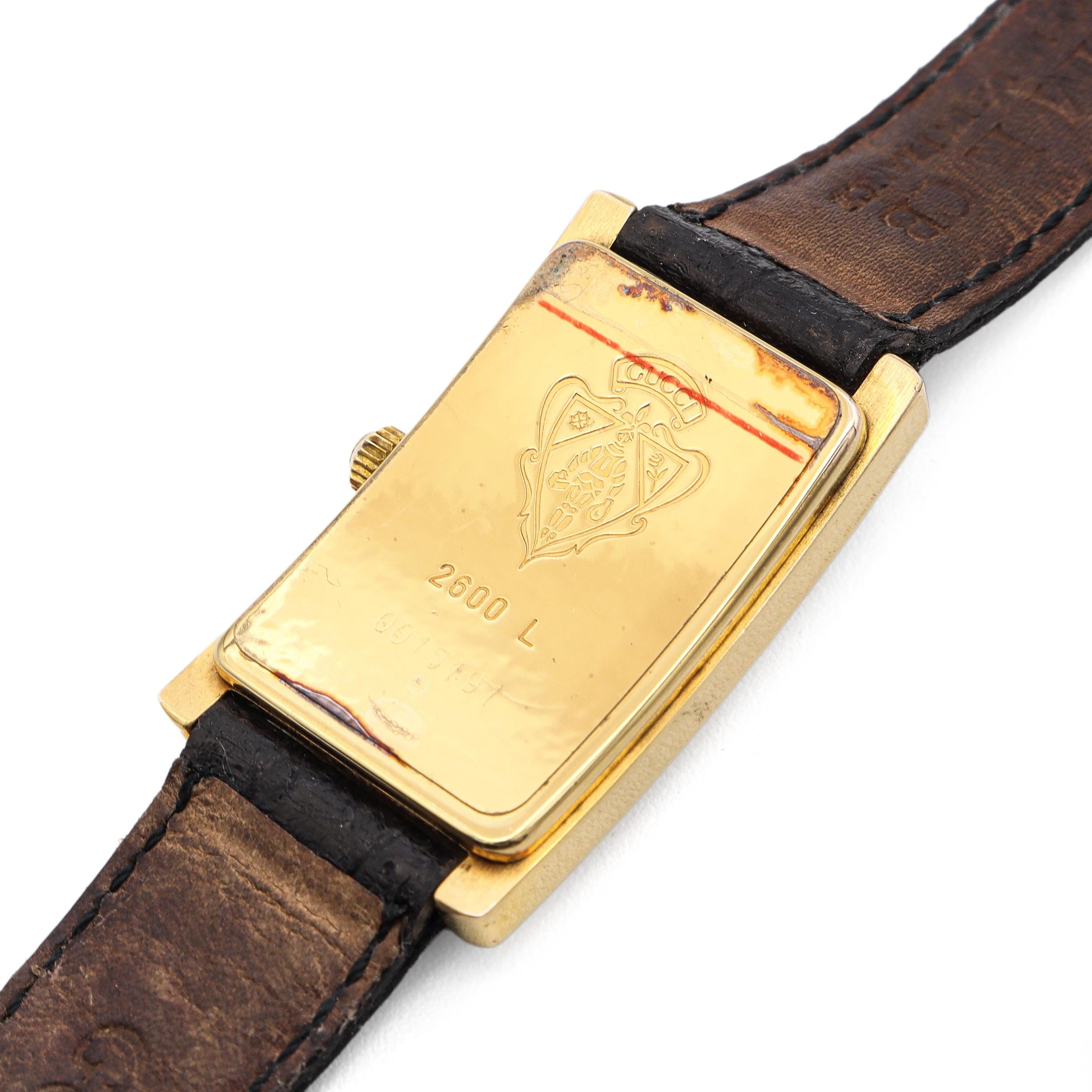 Gucci Tank Quartz Women’s Watch Ref. 2600L