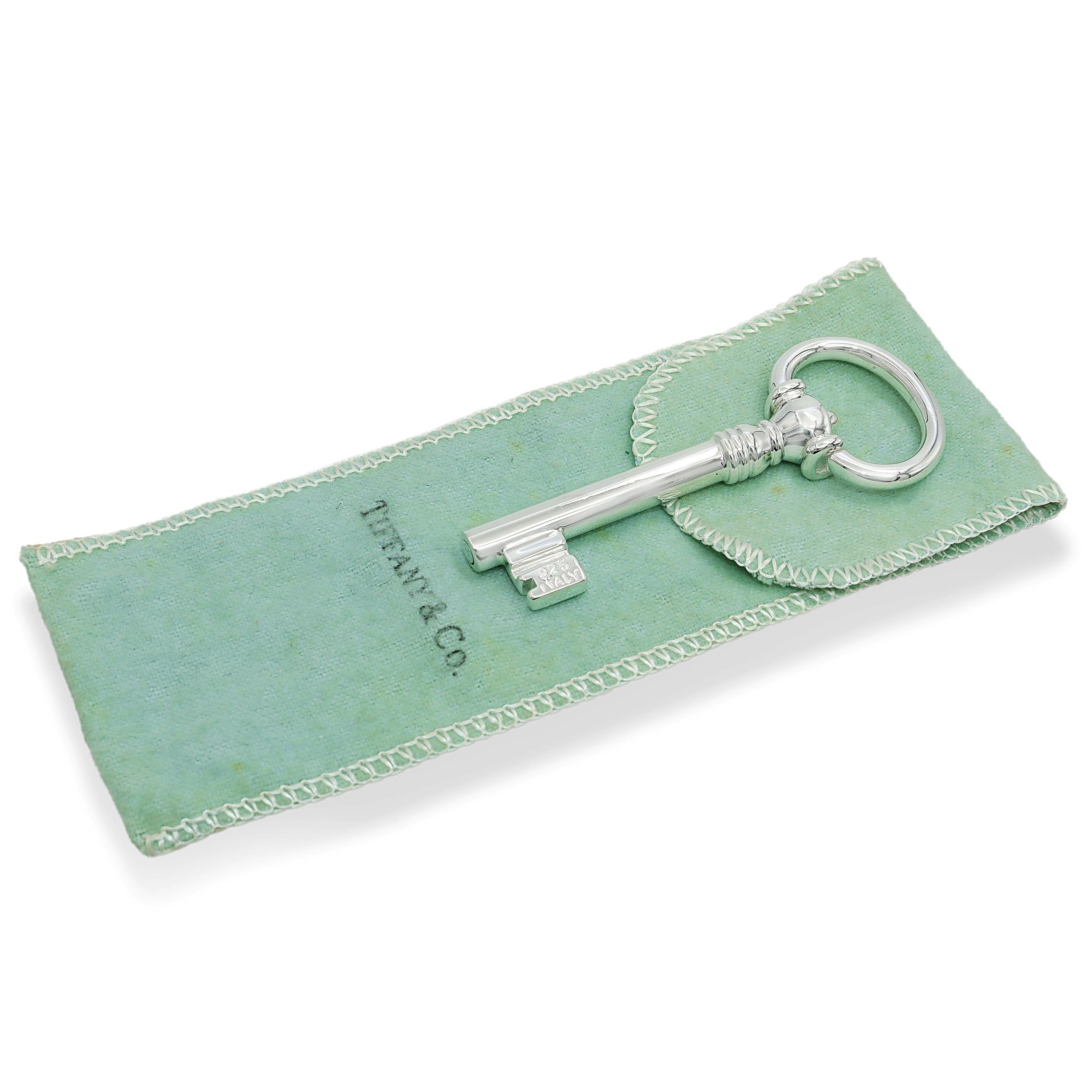 Tiffany & Co. Sterling Silver Skeleton Key Ring