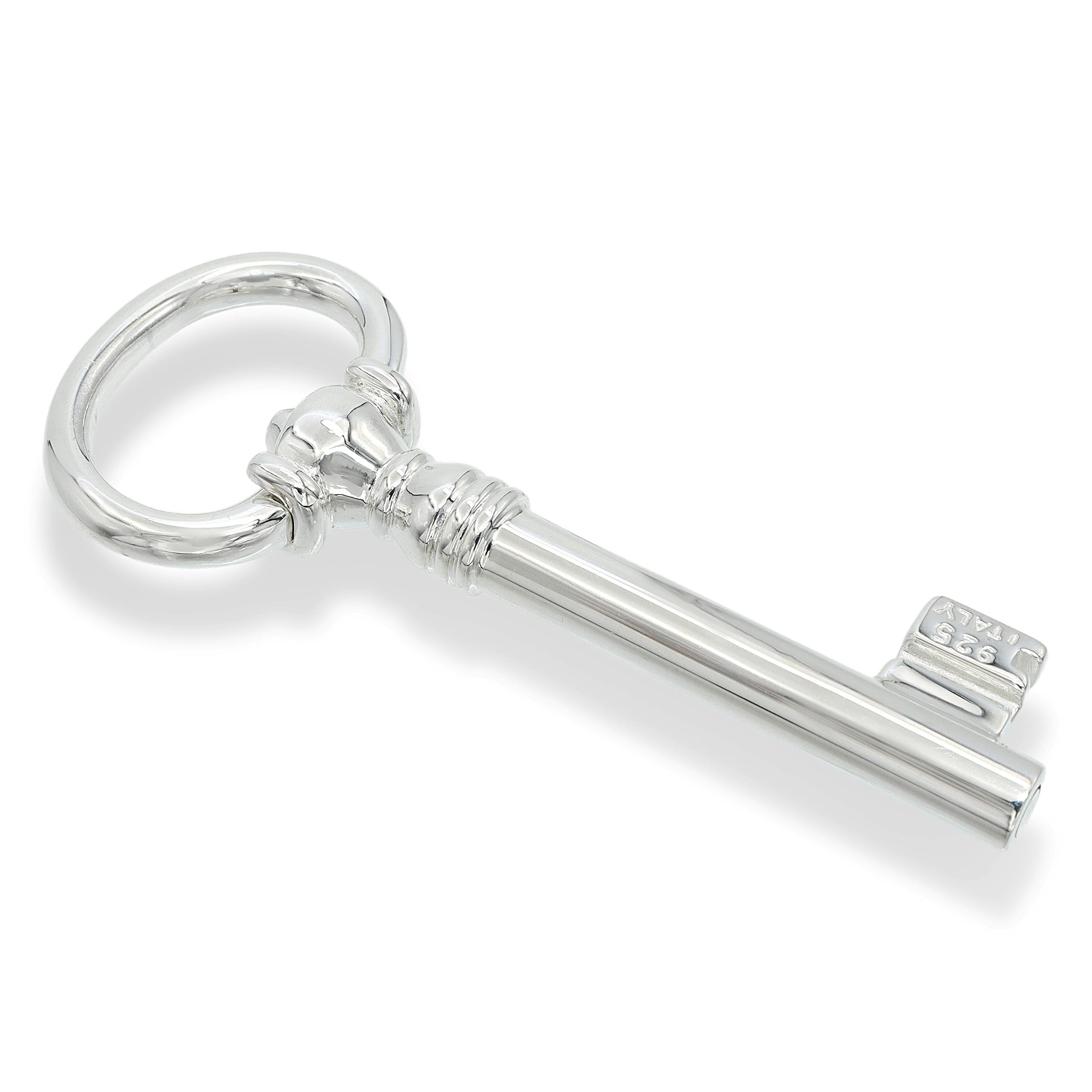 Tiffany & Co. Sterling Silver Skeleton Key Ring