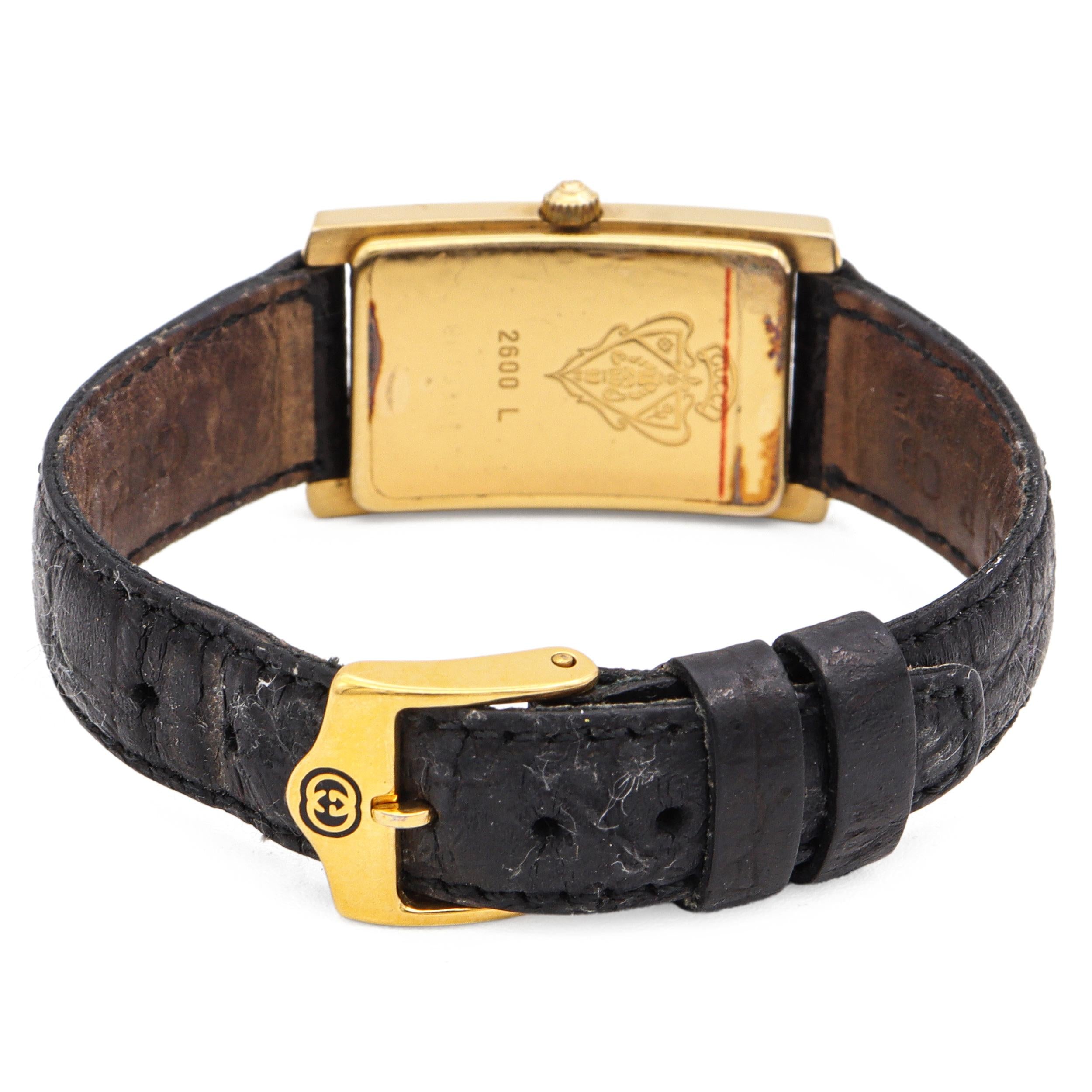 Gucci Tank Quartz Women’s Watch Ref. 2600L