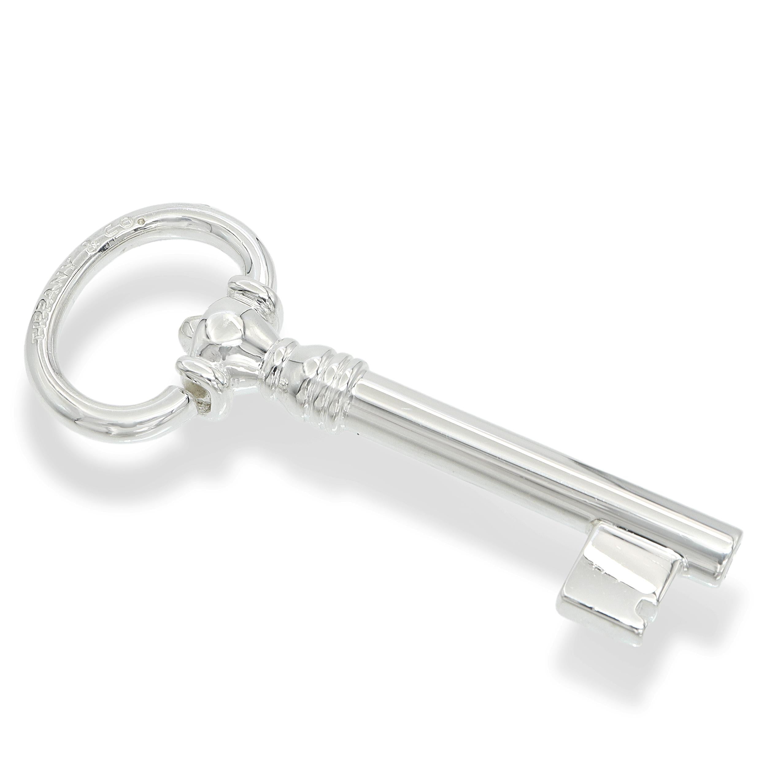 Tiffany & Co. Sterling Silver Skeleton Key Ring