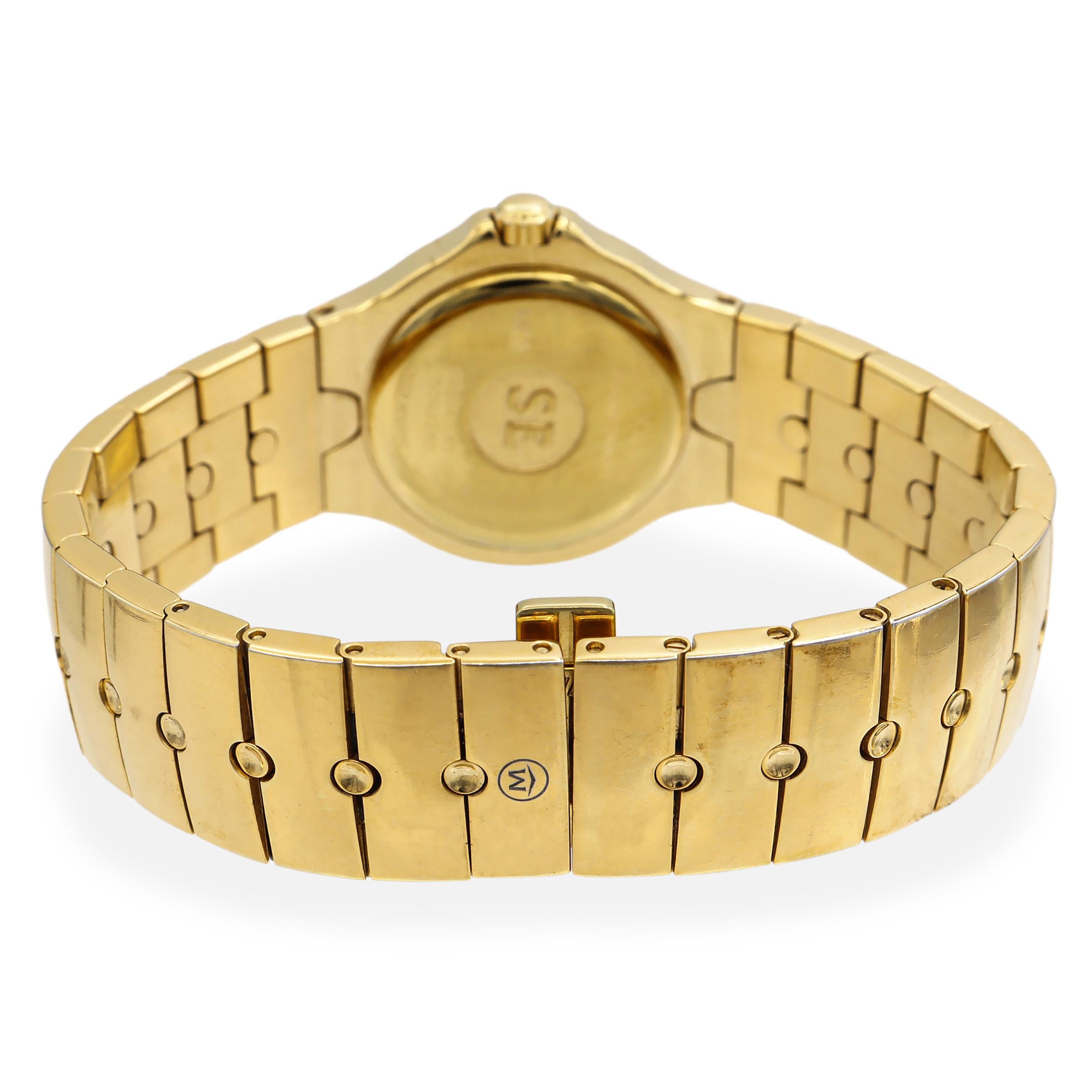 Movado Gold Tone Stainless Steel Quartz Sports Edition Women's Watch