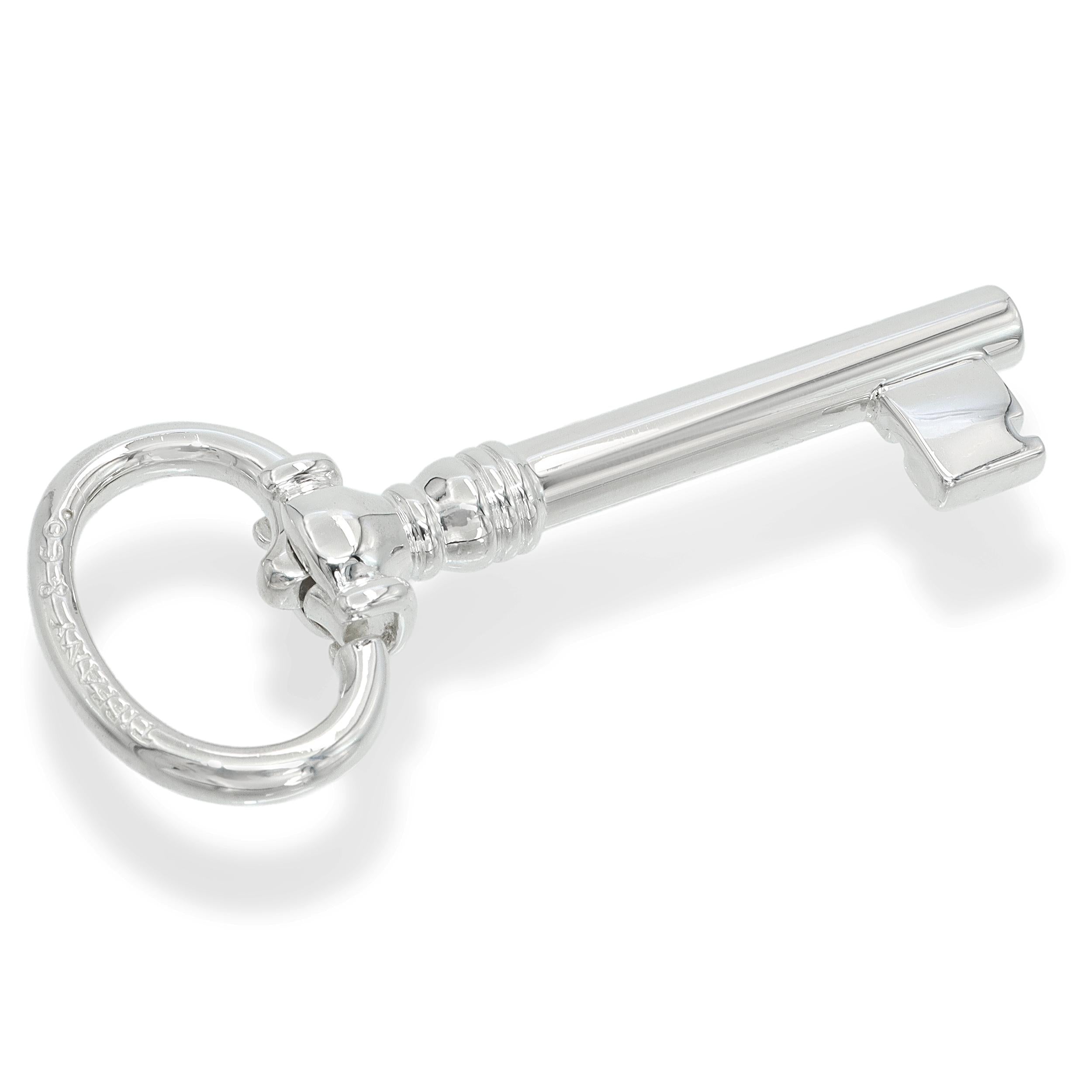 Tiffany & Co. Sterling Silver Skeleton Key Ring