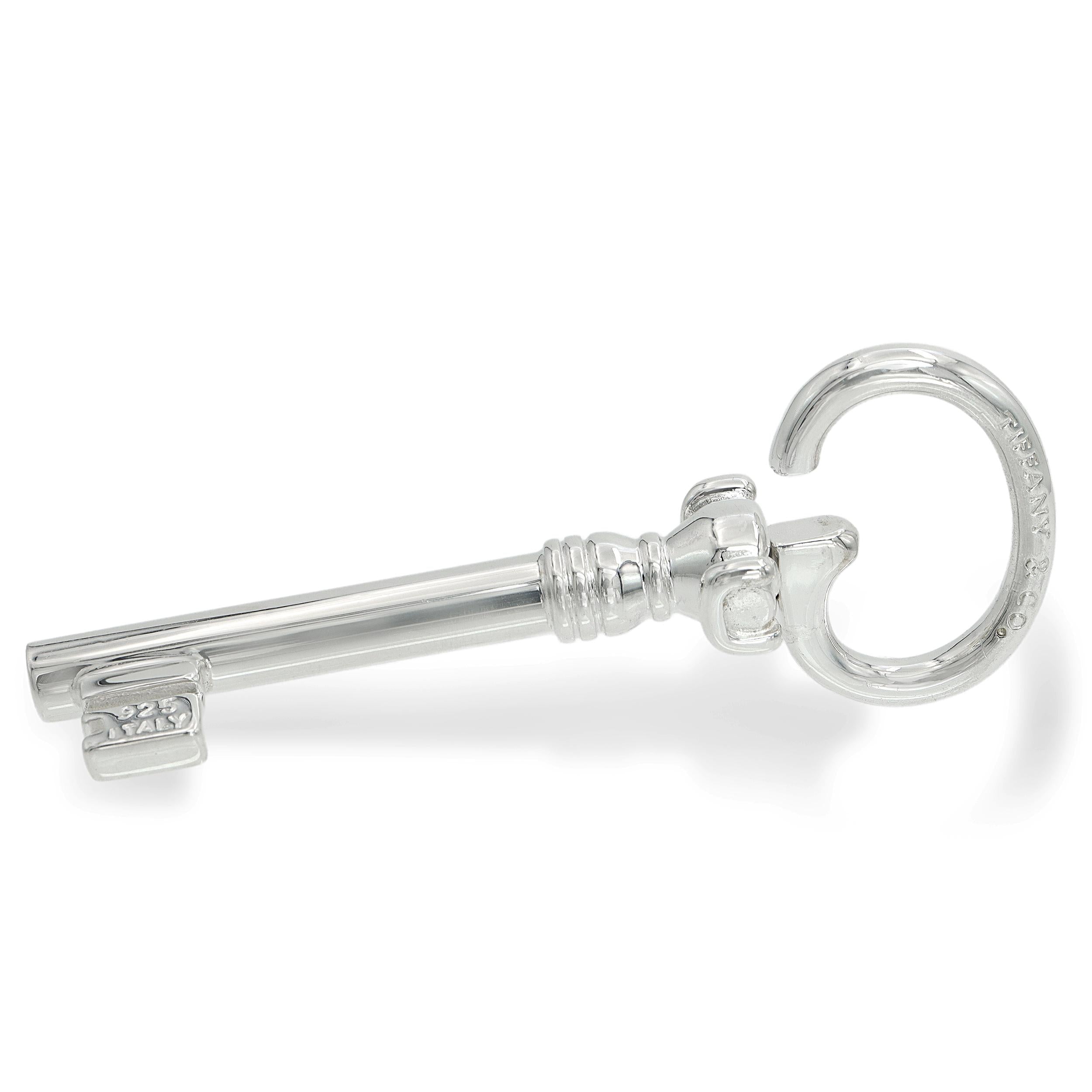 Tiffany & Co. Sterling Silver Skeleton Key Ring