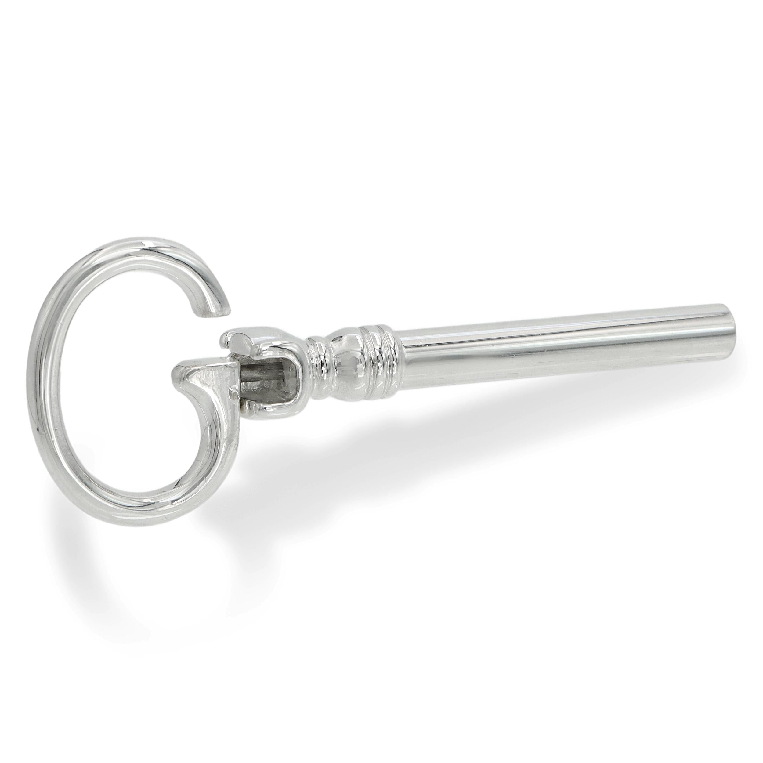 Tiffany & Co. Sterling Silver Skeleton Key Ring