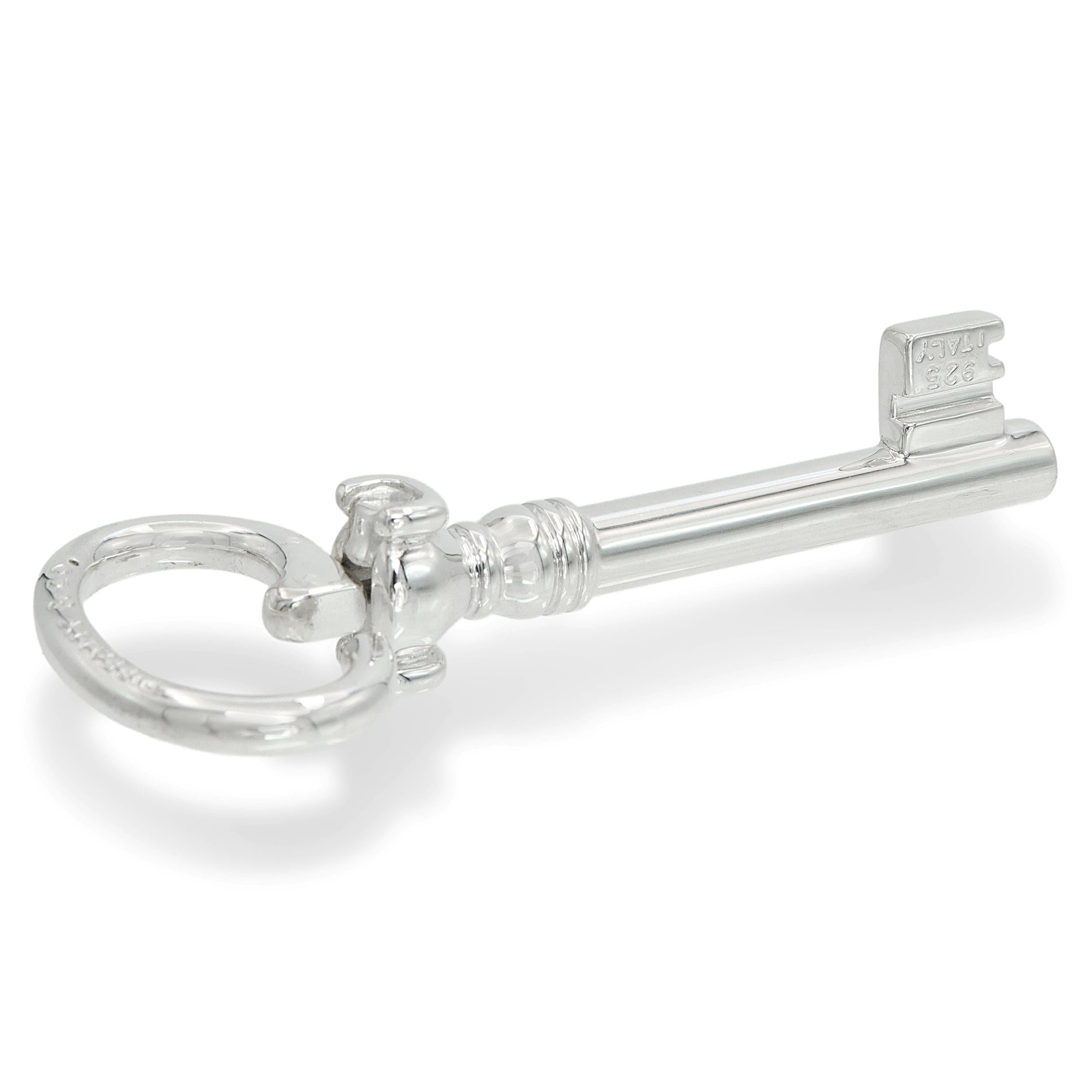 Tiffany & Co. Sterling Silver Skeleton Key Ring