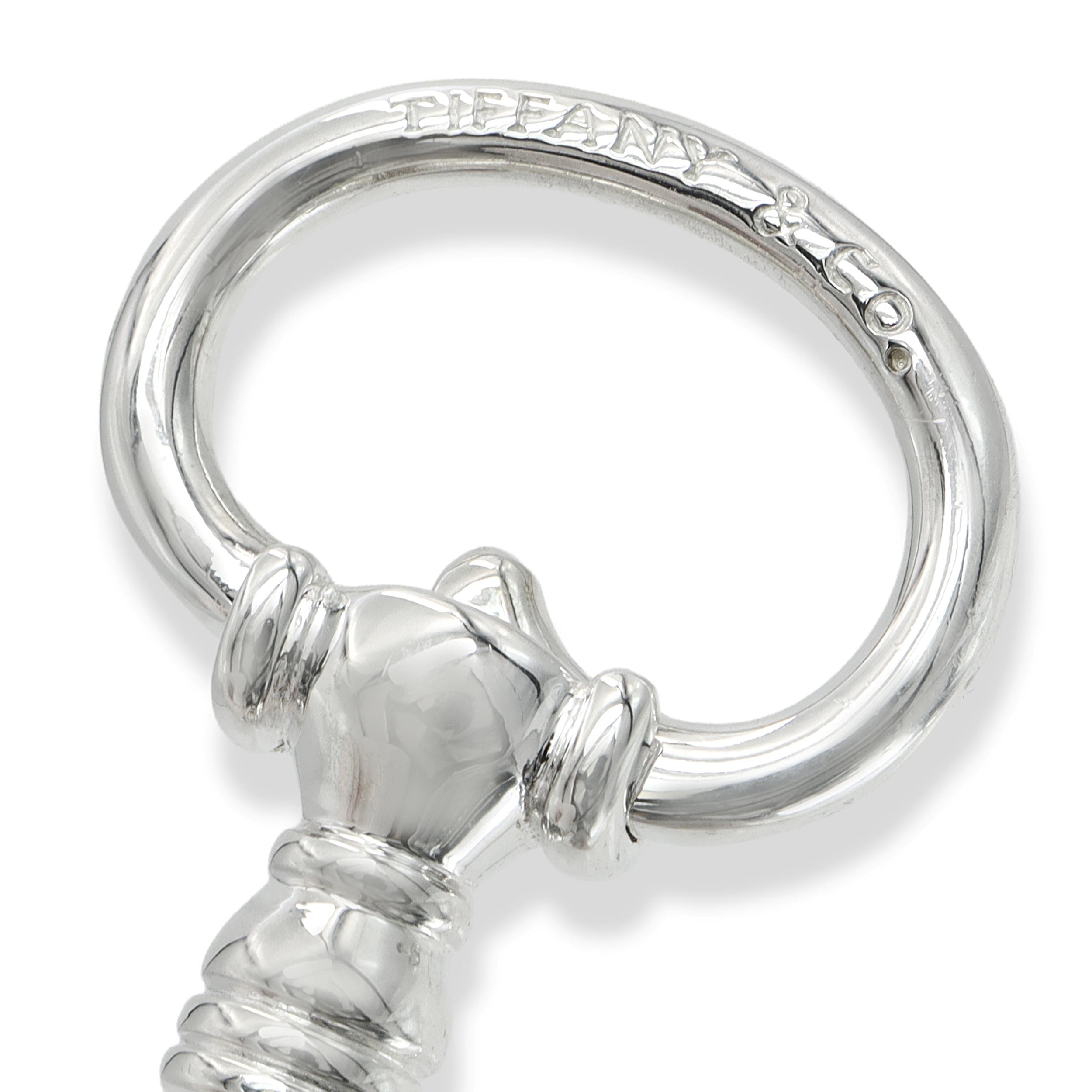 Tiffany & Co. Sterling Silver Skeleton Key Ring