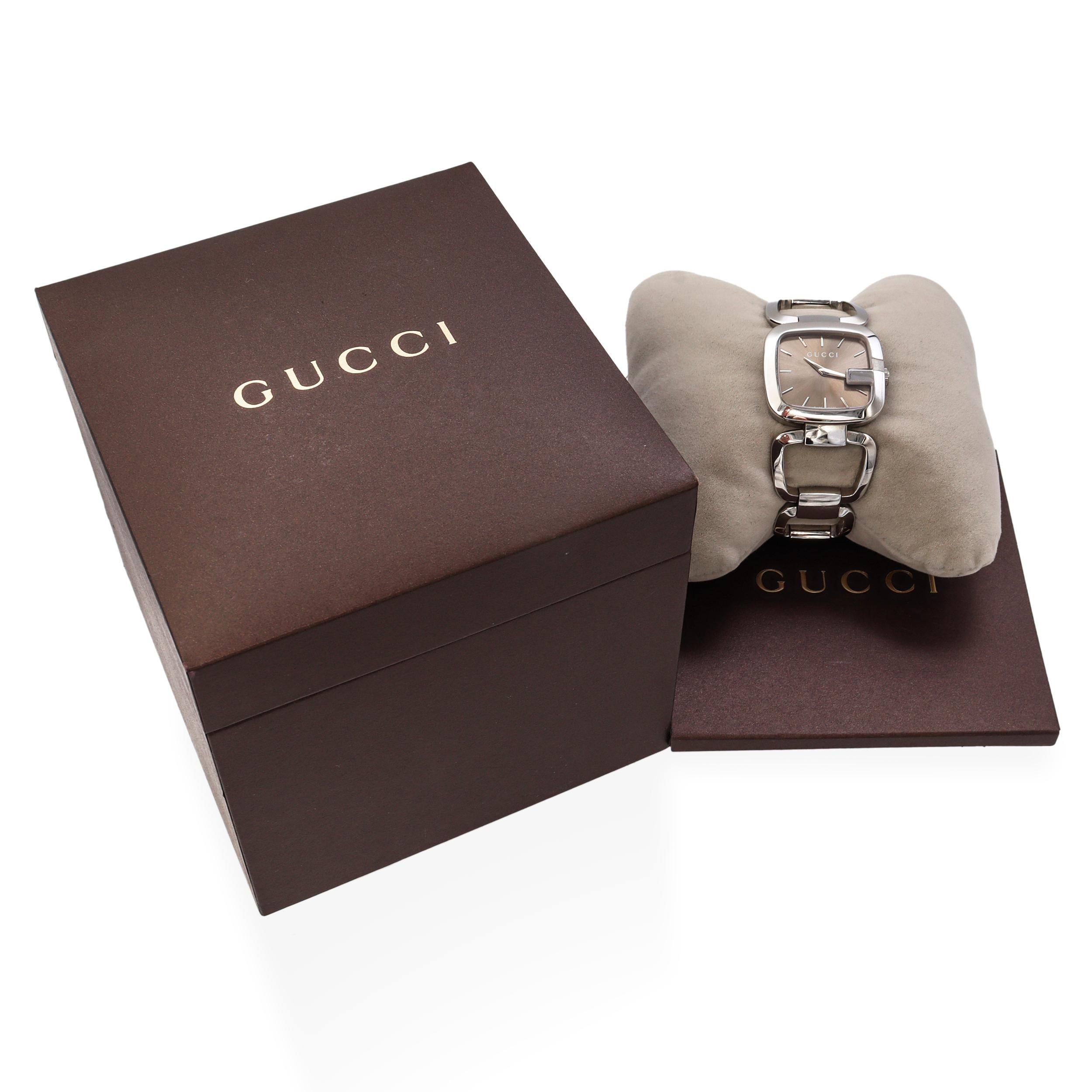 Gucci Stainless Steel Quartz Statement Watch Ref 125.4