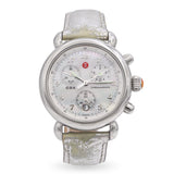 Michele CSX Stainless Steel Chronograph Ladies Quartz Watch