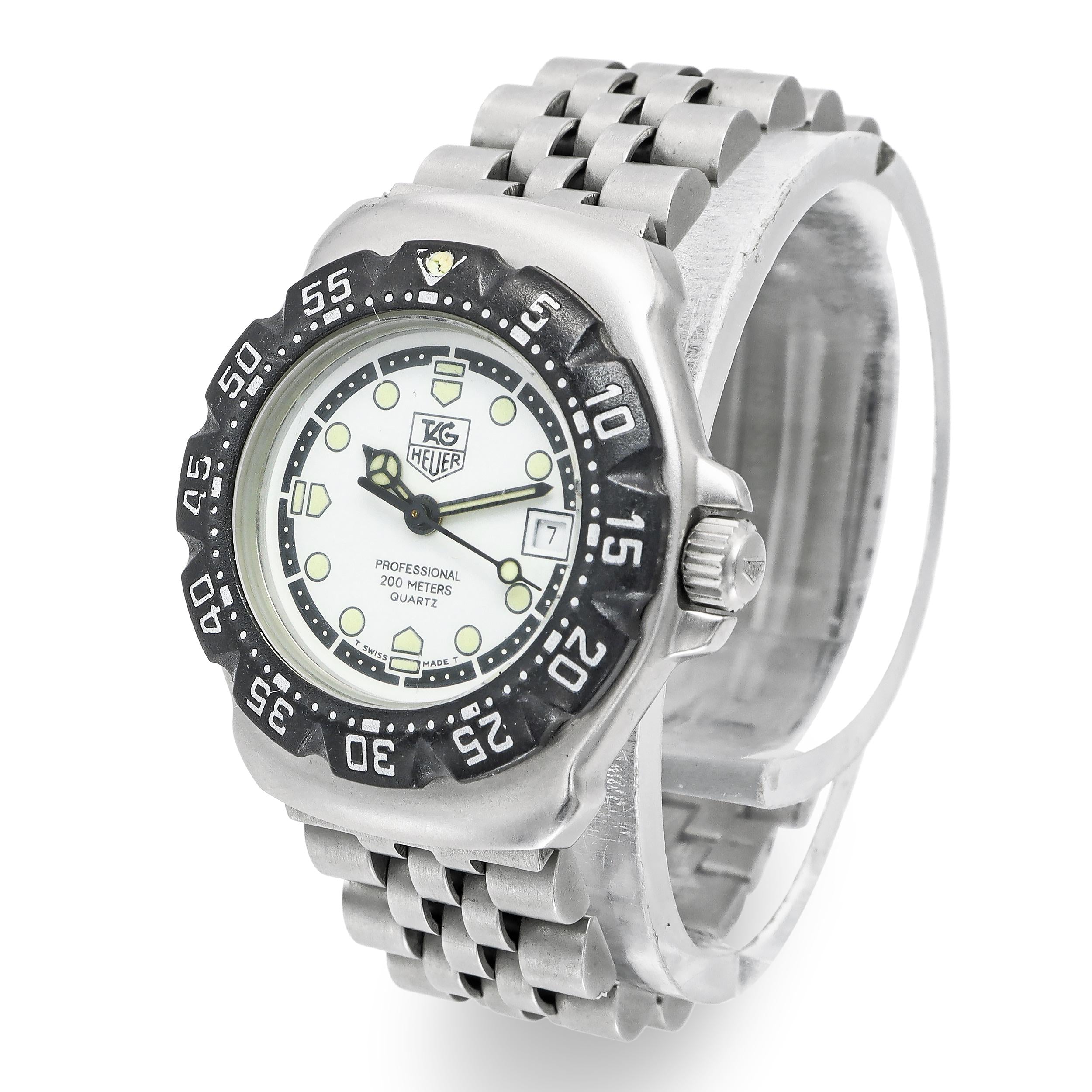 TAG Heuer Formula 1 Professional Steel Date Quartz Women's Watch Ref. WA1418