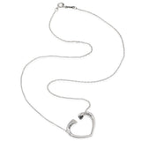 Tiffany & Co. Paloma Picasso Sterling Silver Tenderness Heart Pendant Necklace