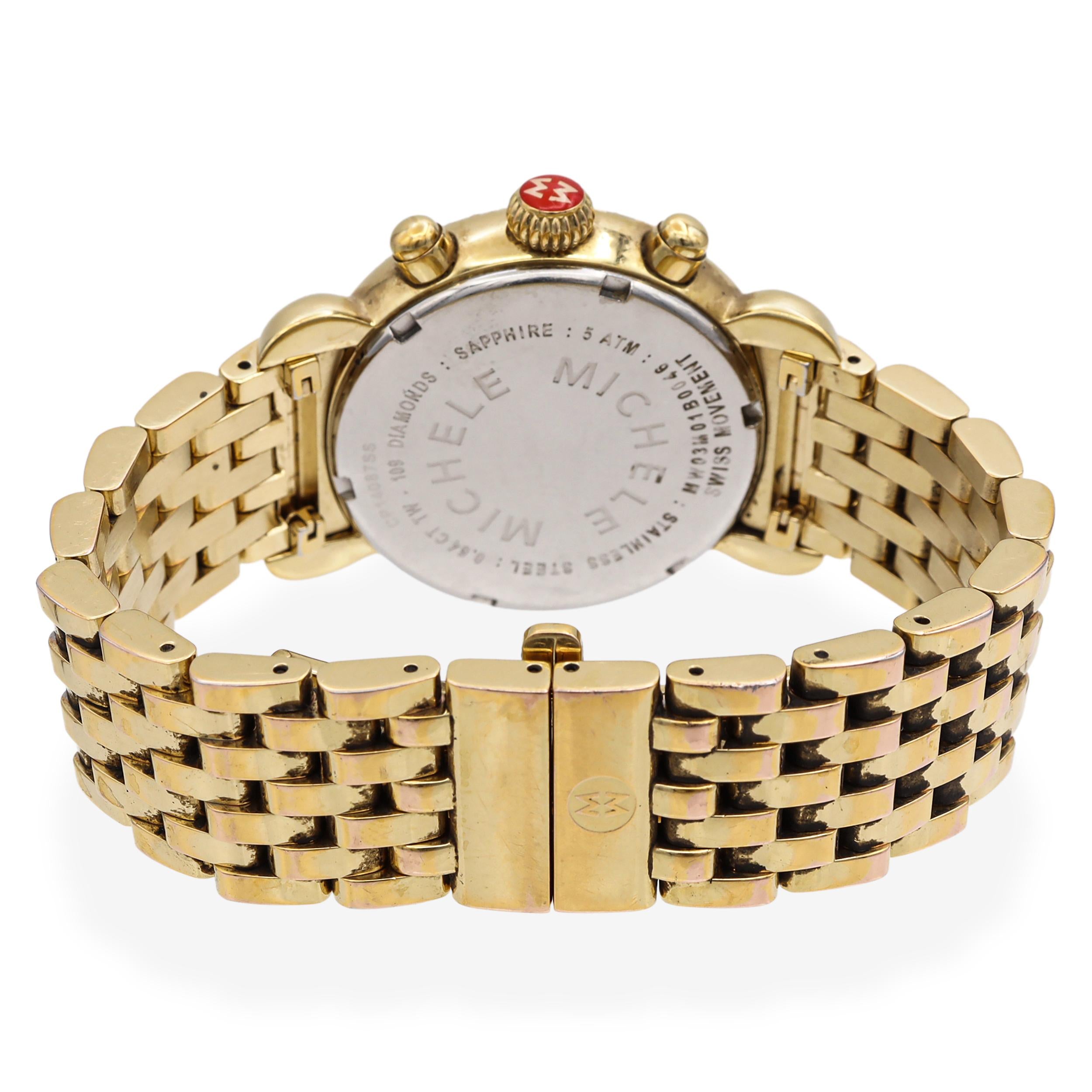 Michele CSX Diamond Chronograph Women's Quartz Watch