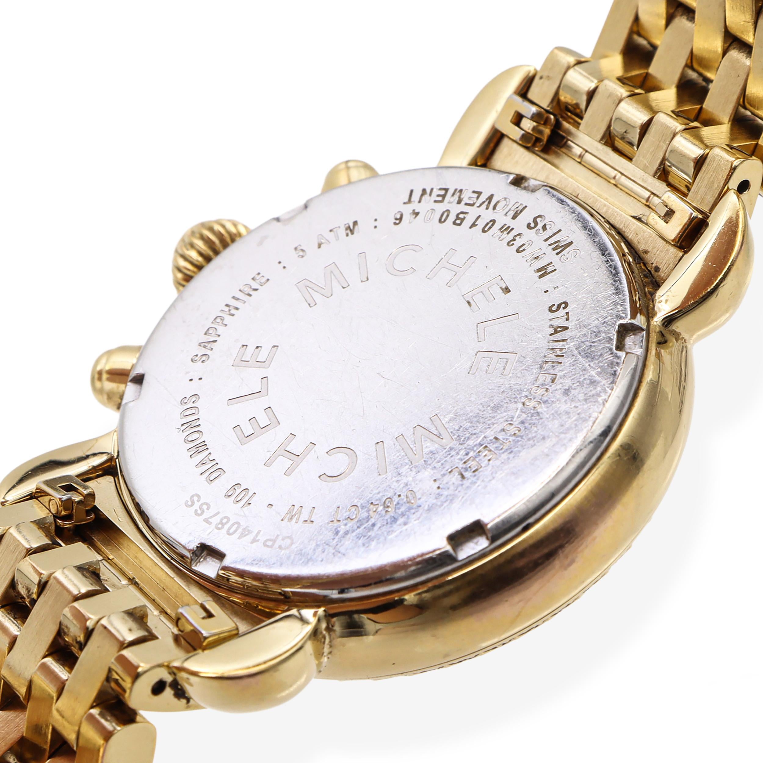 Michele CSX Diamond Chronograph Women's Quartz Watch