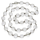 Antique Pools of Light Crystal Bead Necklace