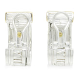 Tiffany & Co. Atlas Sterling Silver & 18k Yellow Gold Huggie Earrings