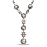 Vintage T & C 14k Yellow Gold and Sterling Silver Mabe Pearl Jewelry Set