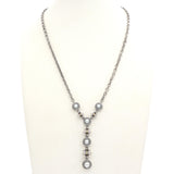 Vintage T & C 14k Yellow Gold and Sterling Silver Mabe Pearl Jewelry Set