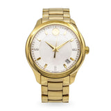 Movado Bellina Gold Toned Stainless Steel Men's Quartz Watch