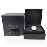 Movado Bellina Gold Toned Stainless Steel Men's Quartz Watch