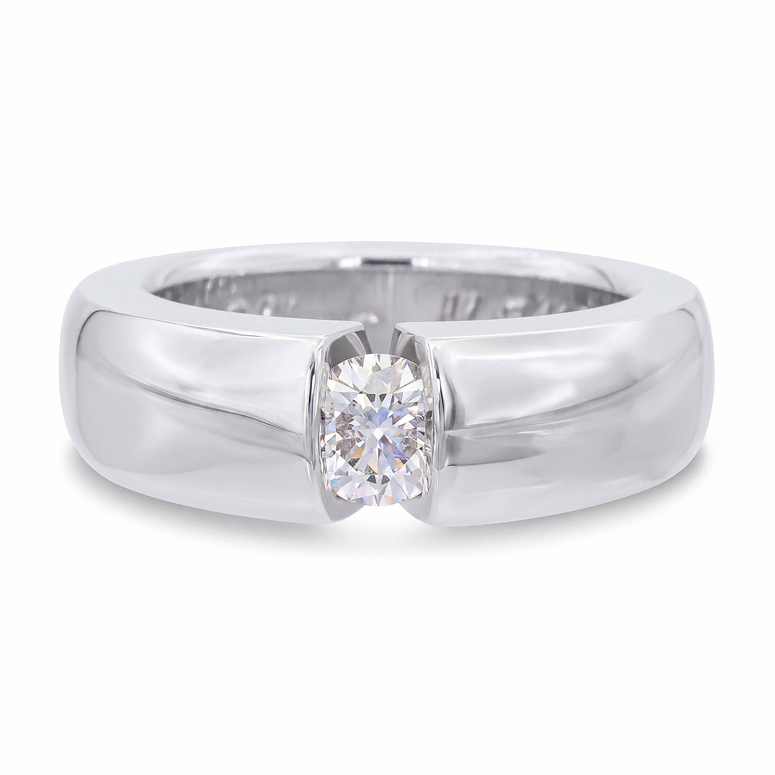 Tokyo Matsuda Ubiwa Platinum 0.60ct Diamond Tension Set Ring